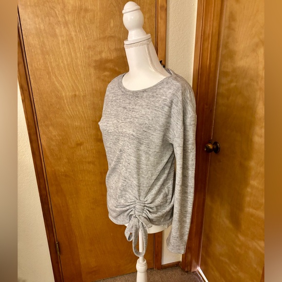 INC International Concepts Light Gray Long Sleeve Top - Picture 4 of 6